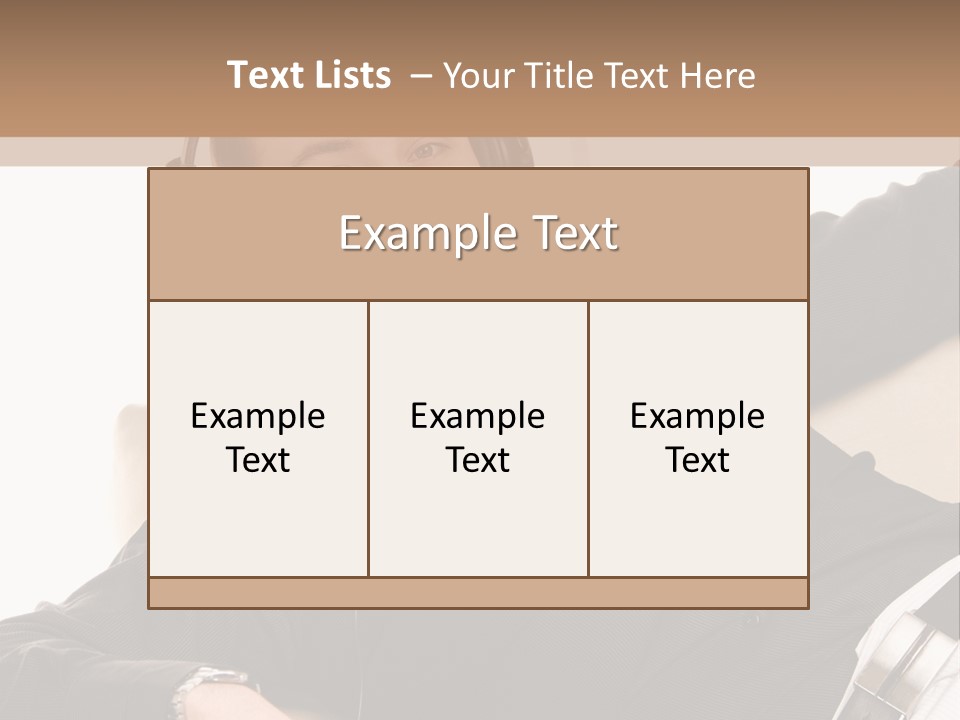 Home Stereo Casual PowerPoint Template