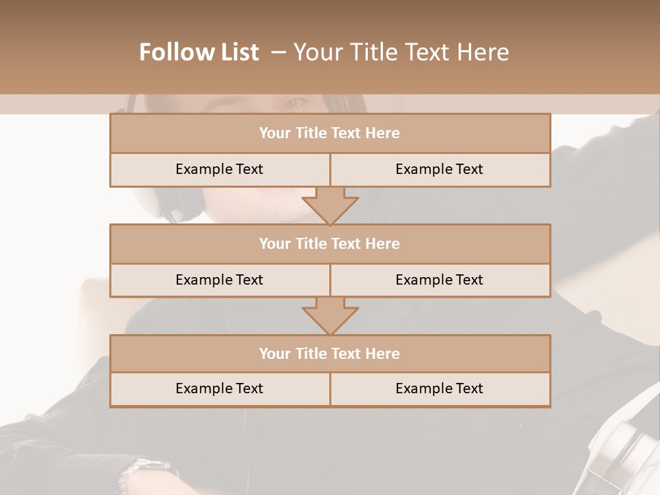 Home Stereo Casual PowerPoint Template