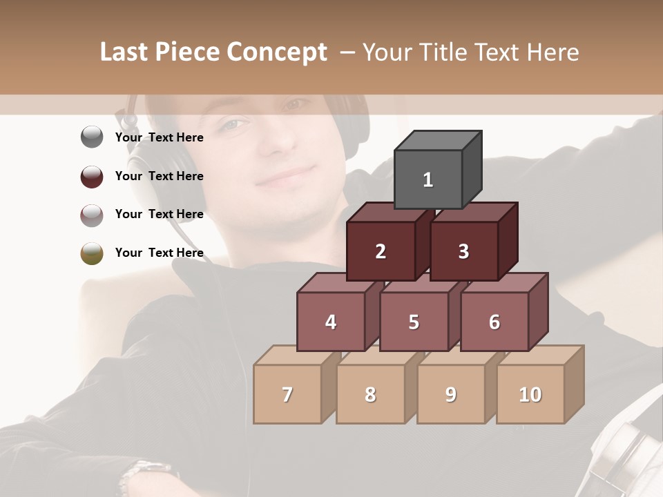 Home Stereo Casual PowerPoint Template