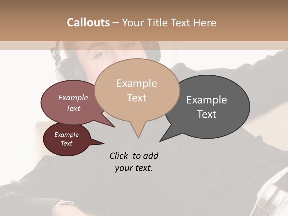 Home Stereo Casual PowerPoint Template
