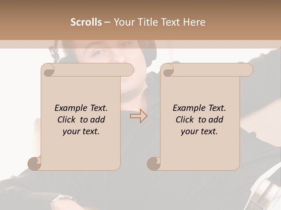 Home Stereo Casual PowerPoint Template