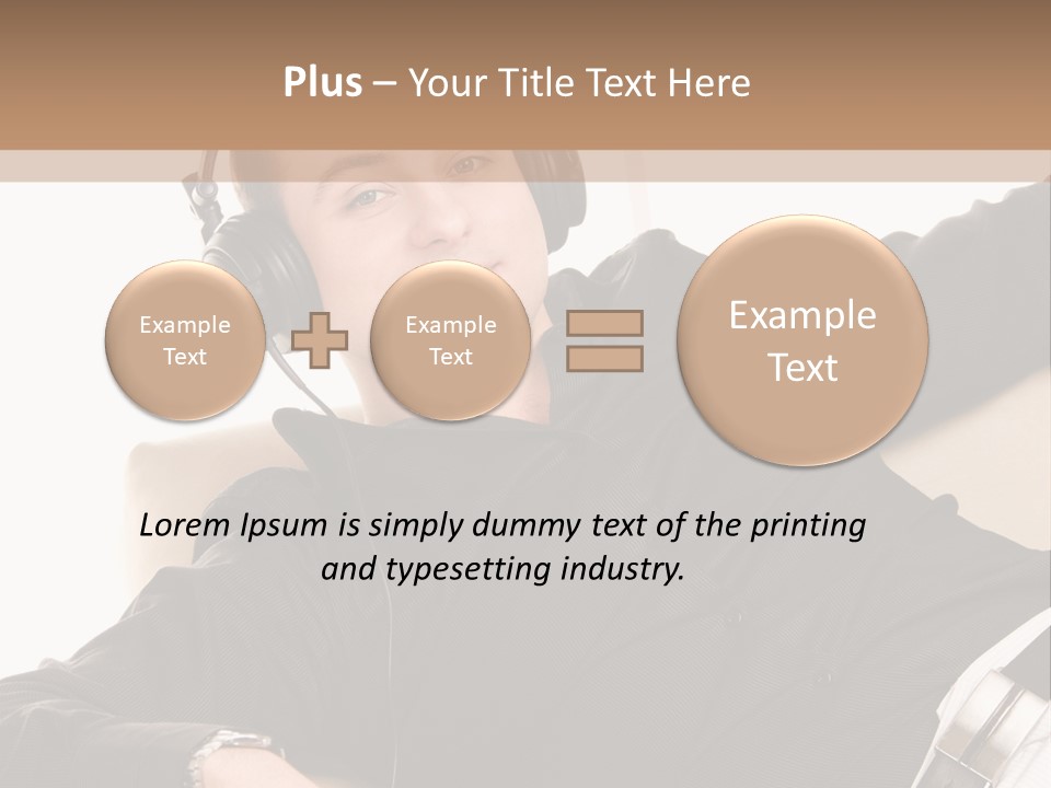Home Stereo Casual PowerPoint Template