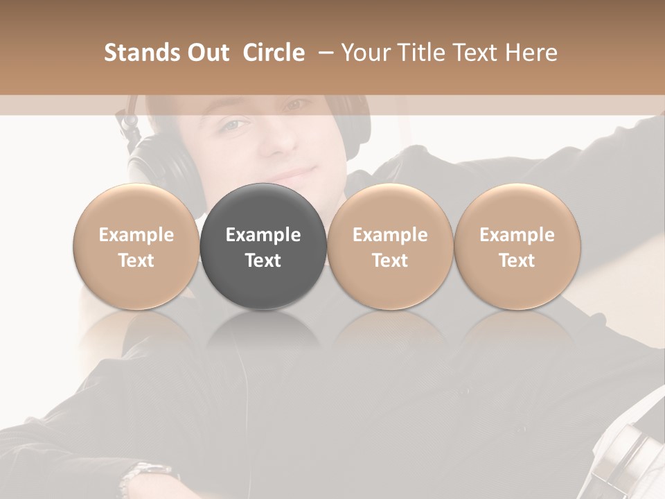 Home Stereo Casual PowerPoint Template