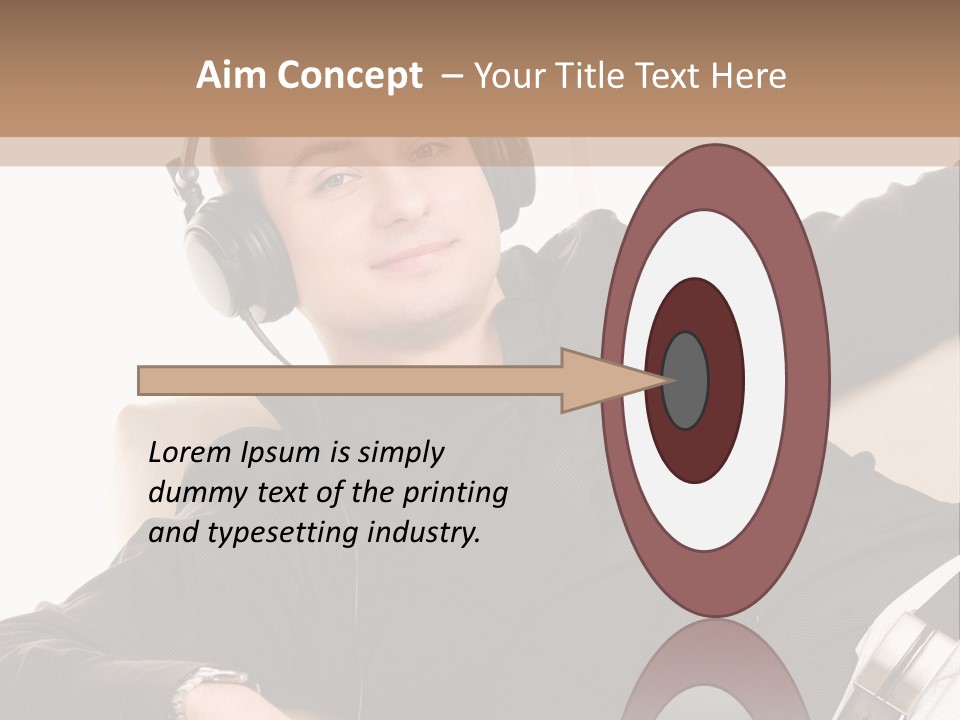 Home Stereo Casual PowerPoint Template