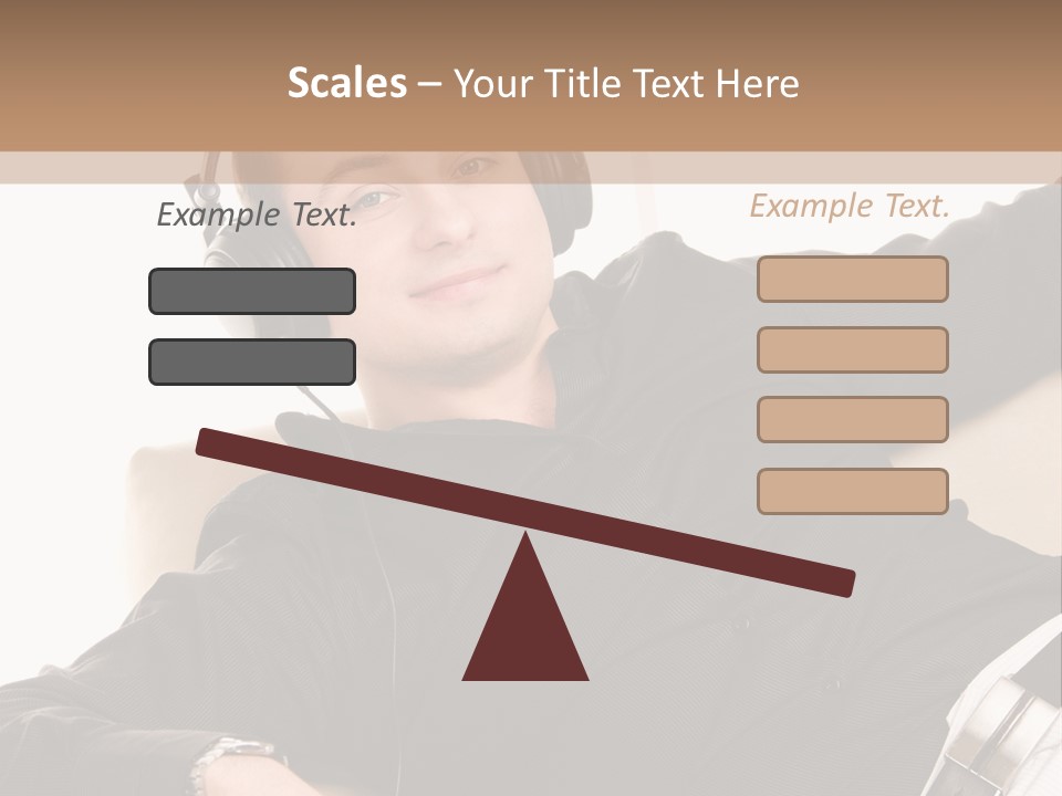 Home Stereo Casual PowerPoint Template