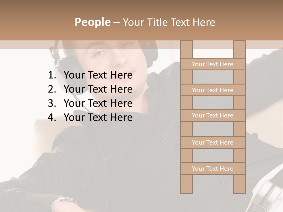 Home Stereo Casual PowerPoint Template