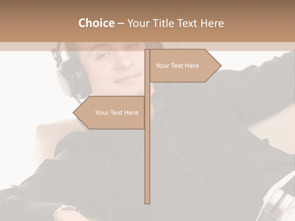 Home Stereo Casual PowerPoint Template