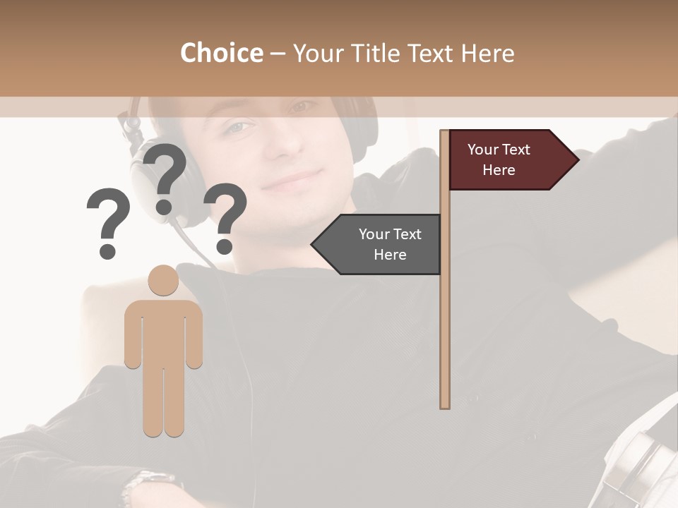 Home Stereo Casual PowerPoint Template