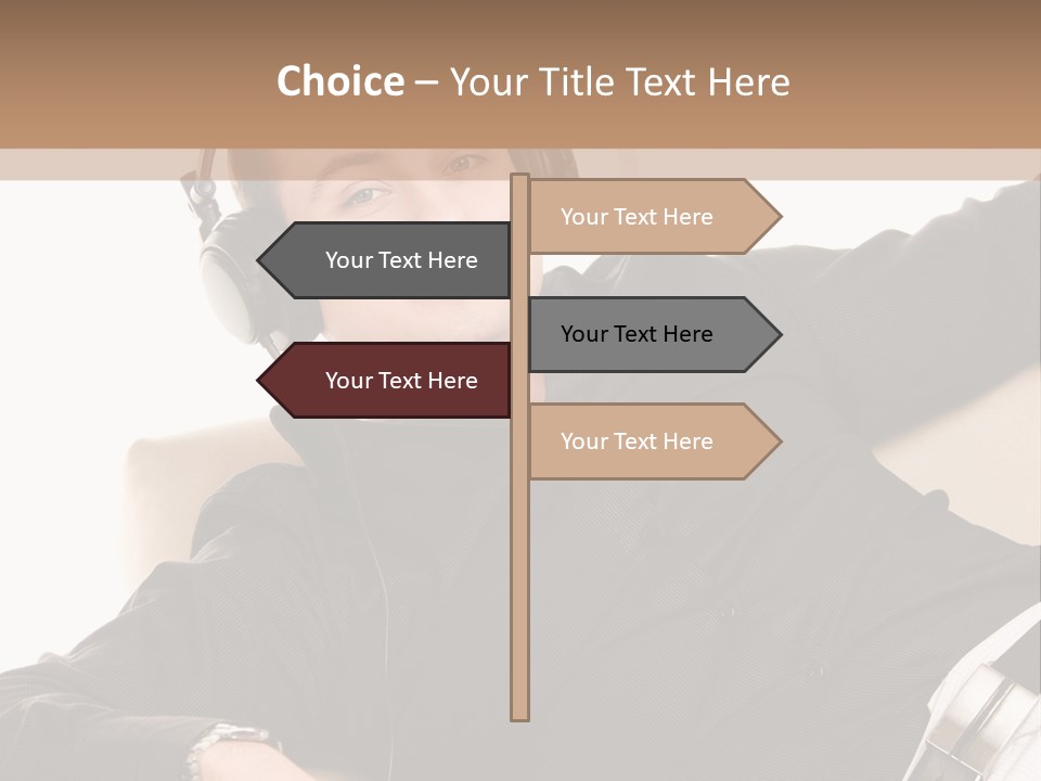 Home Stereo Casual PowerPoint Template