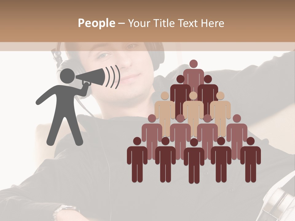 Home Stereo Casual PowerPoint Template