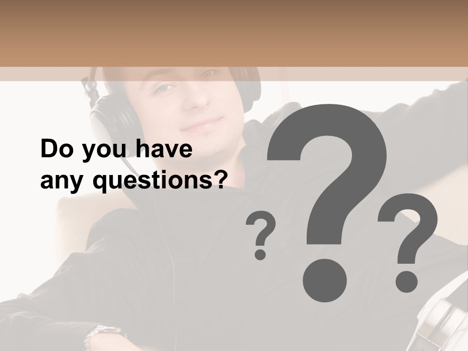 Home Stereo Casual PowerPoint Template