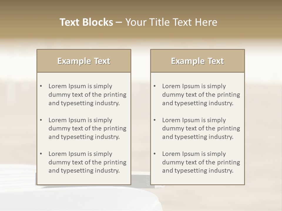 Excursion Dream Carefree PowerPoint Template
