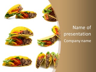 Macro Filling Capsicum PowerPoint Template