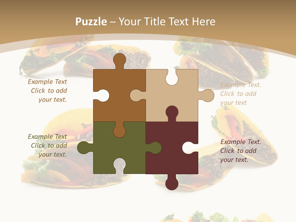 Macro Filling Capsicum PowerPoint Template