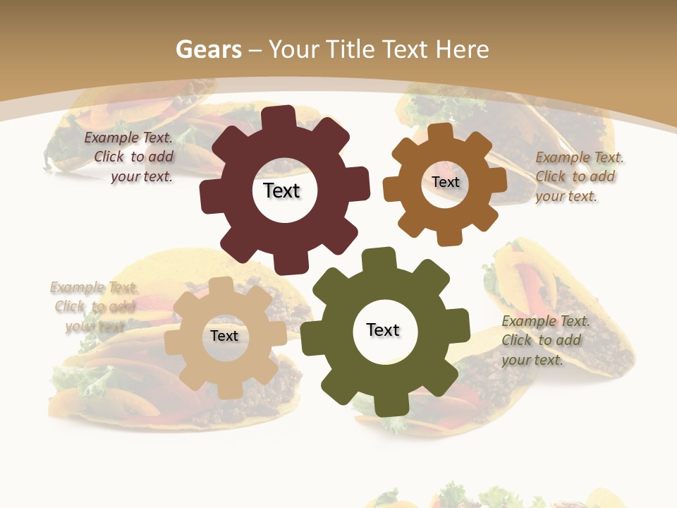 Macro Filling Capsicum PowerPoint Template