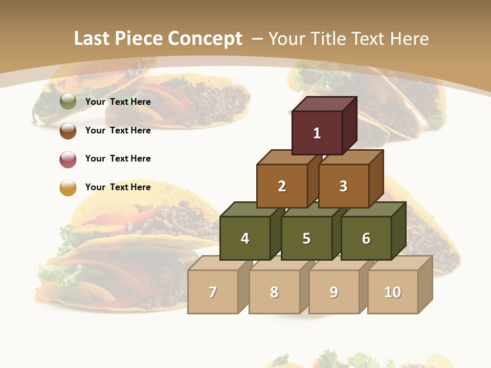 Macro Filling Capsicum PowerPoint Template