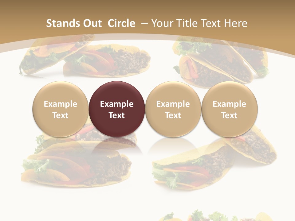 Macro Filling Capsicum PowerPoint Template