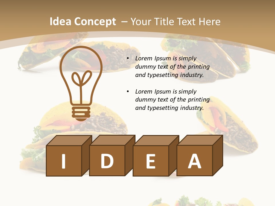 Macro Filling Capsicum PowerPoint Template