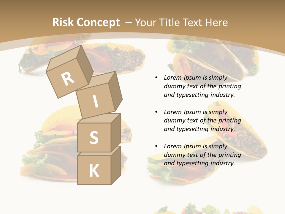 Macro Filling Capsicum PowerPoint Template