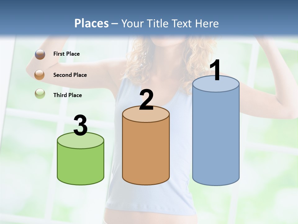 People Pumping Weight PowerPoint Template