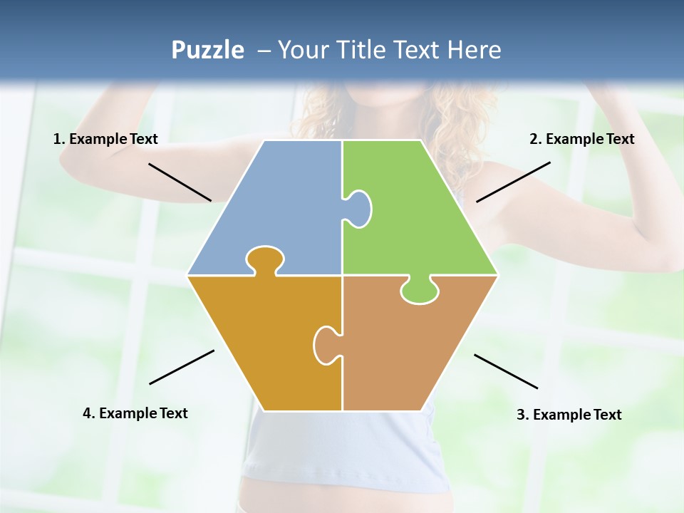 People Pumping Weight PowerPoint Template