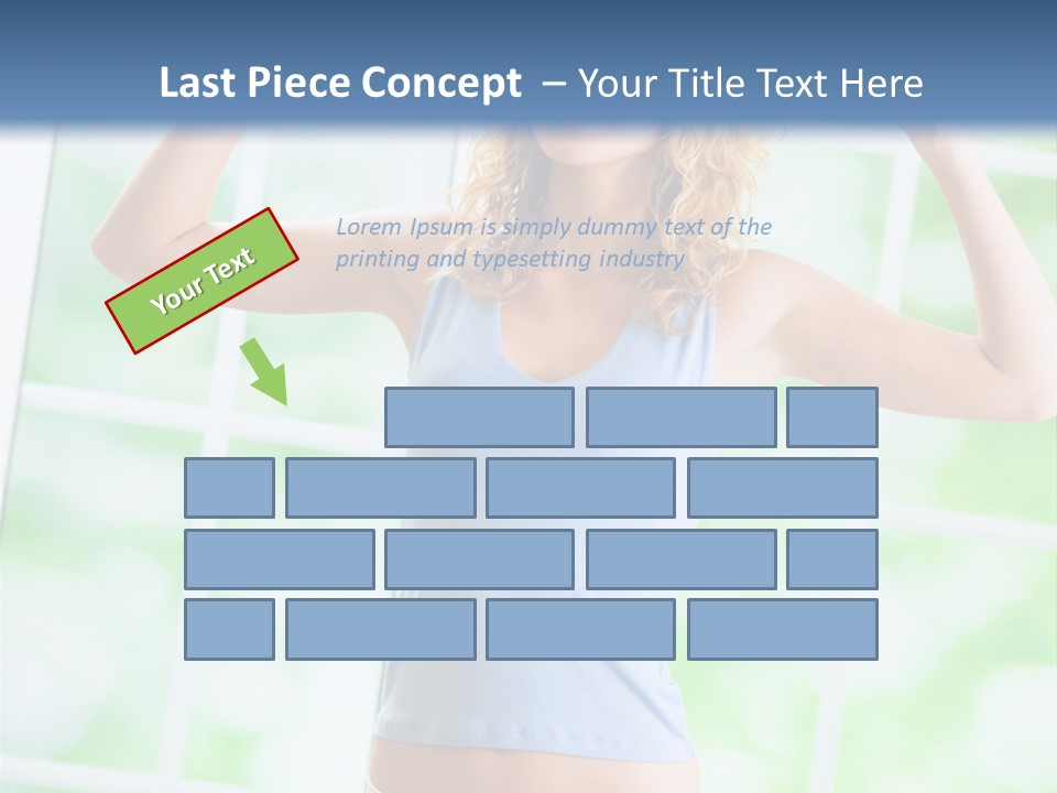 People Pumping Weight PowerPoint Template