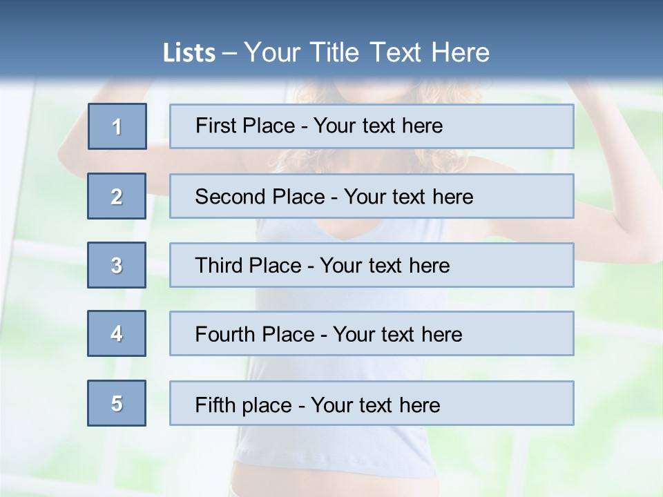 People Pumping Weight PowerPoint Template