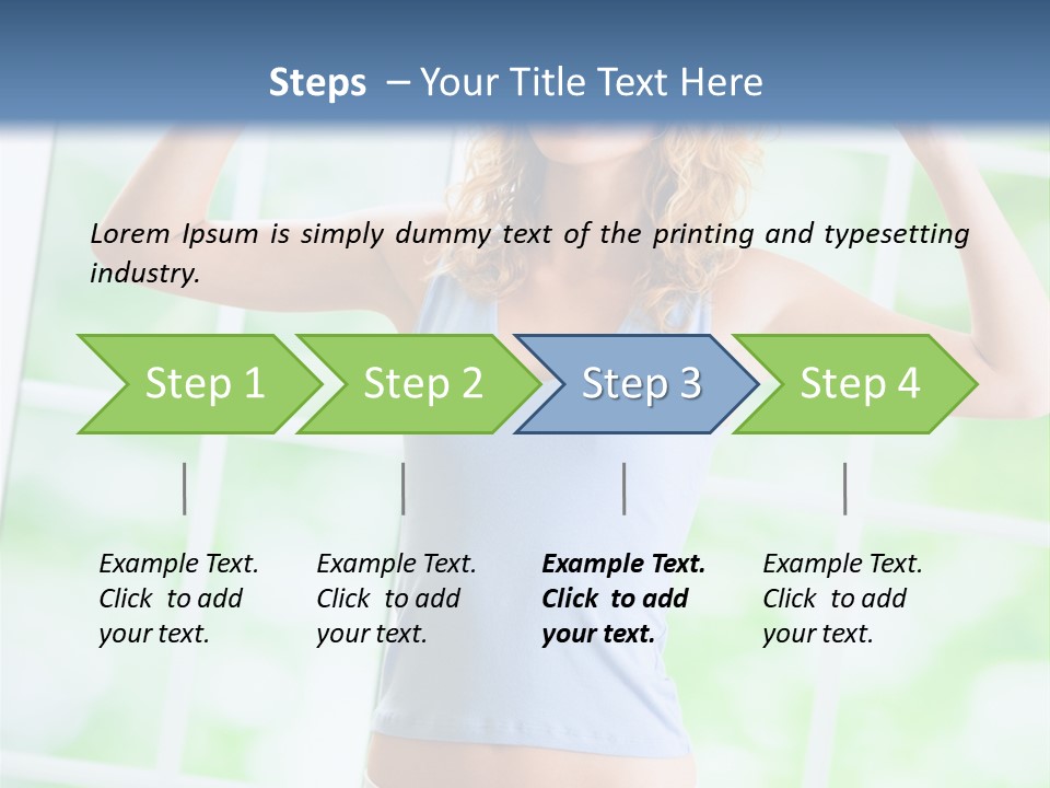 People Pumping Weight PowerPoint Template