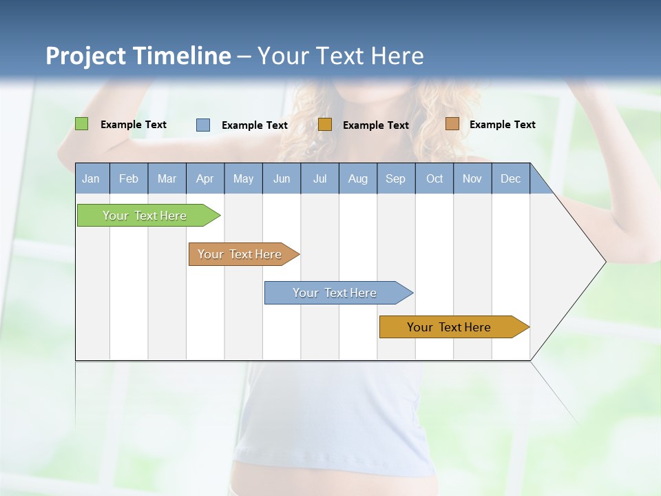 People Pumping Weight PowerPoint Template