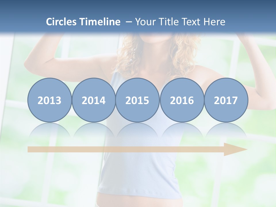 People Pumping Weight PowerPoint Template