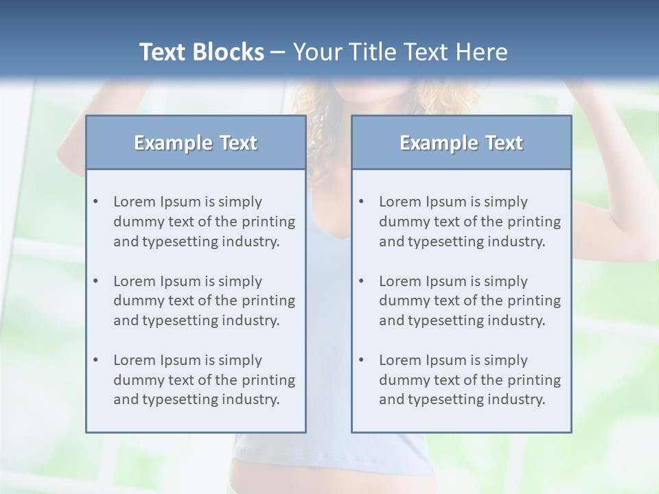 People Pumping Weight PowerPoint Template