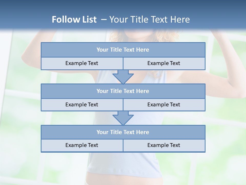 People Pumping Weight PowerPoint Template