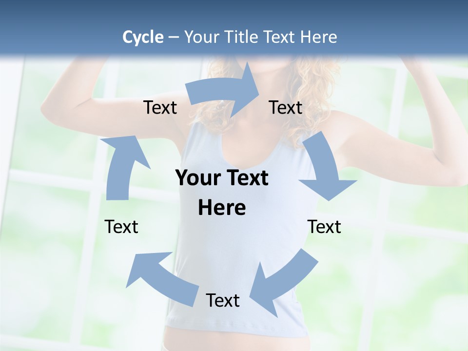 People Pumping Weight PowerPoint Template