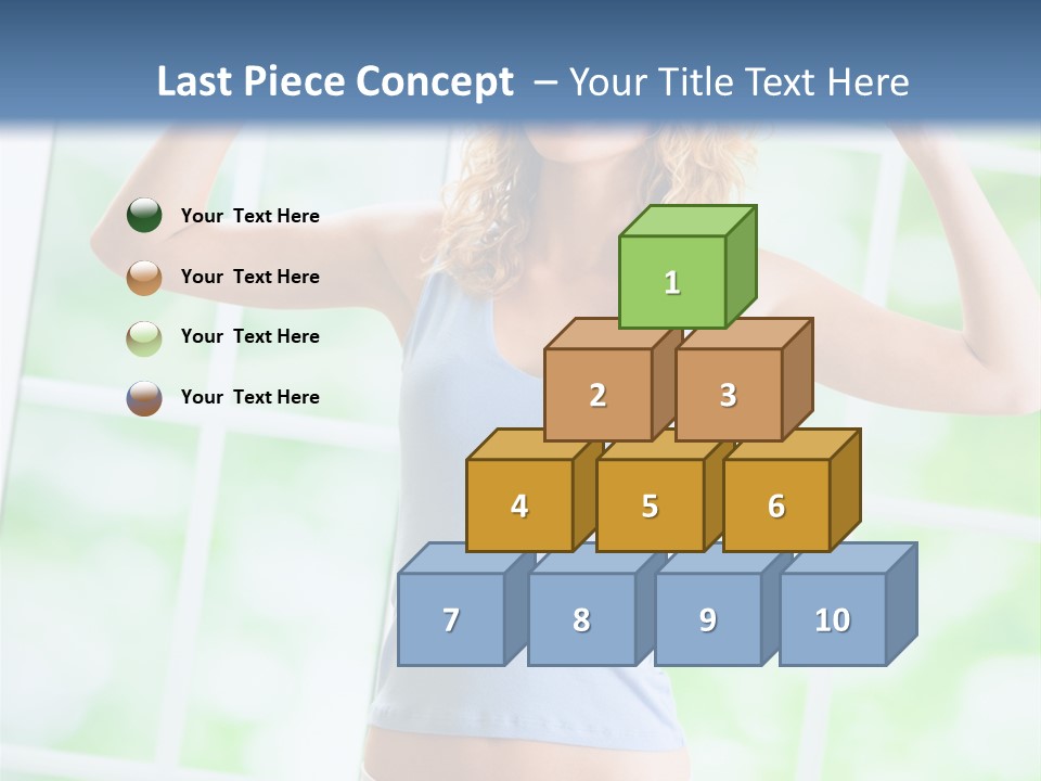 People Pumping Weight PowerPoint Template