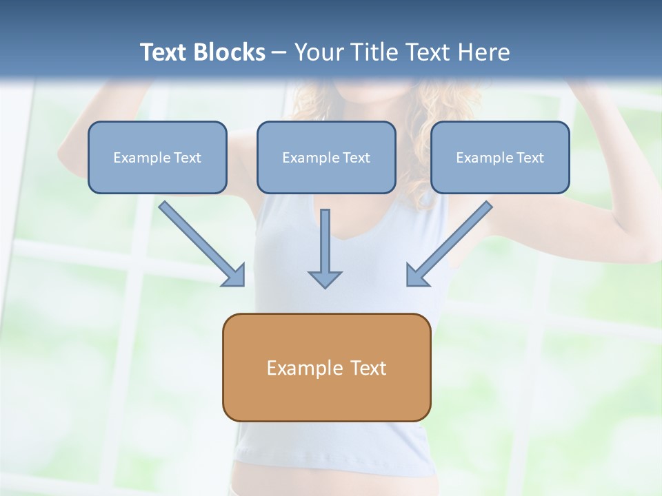 People Pumping Weight PowerPoint Template