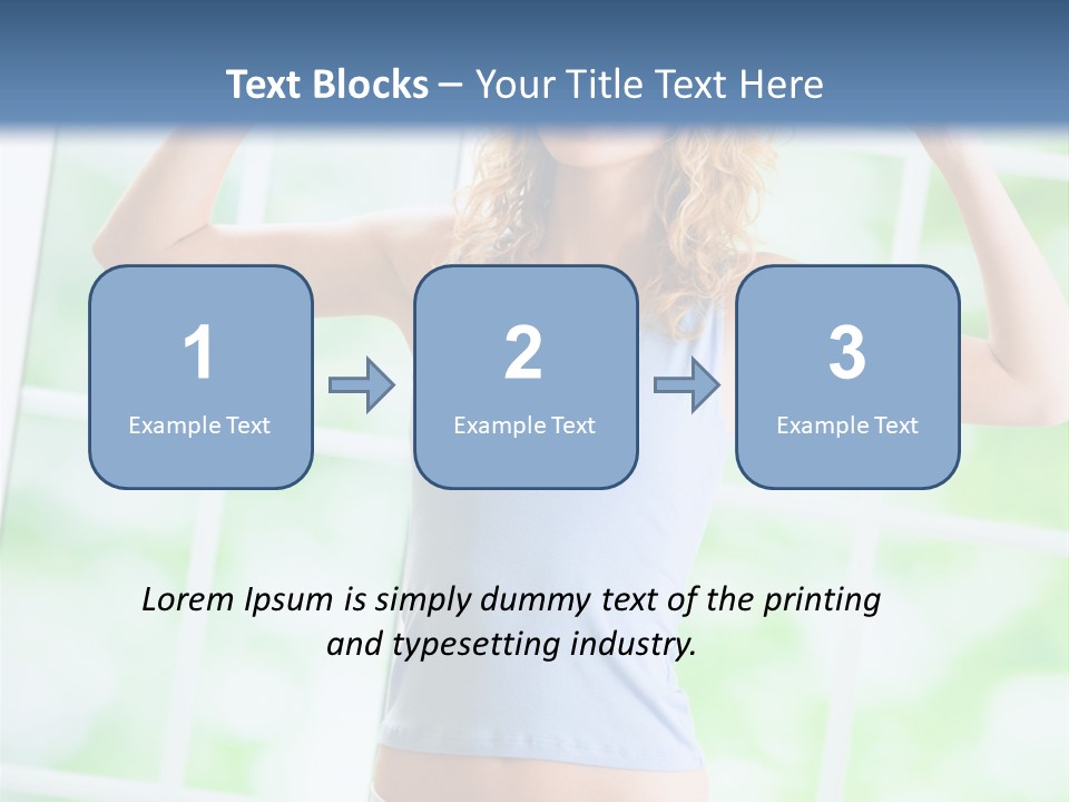 People Pumping Weight PowerPoint Template