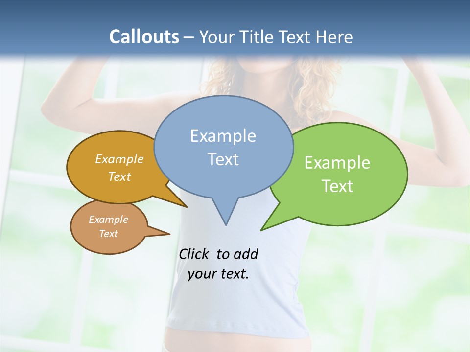 People Pumping Weight PowerPoint Template