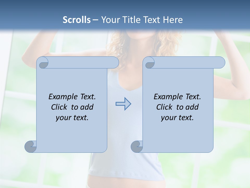 People Pumping Weight PowerPoint Template