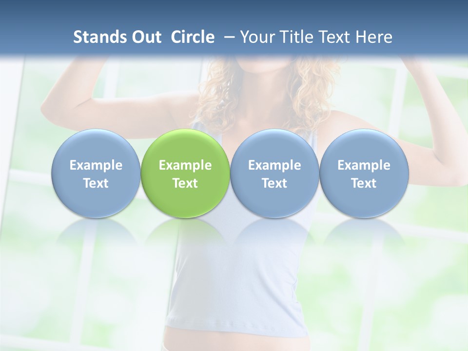 People Pumping Weight PowerPoint Template