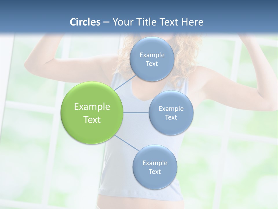 People Pumping Weight PowerPoint Template