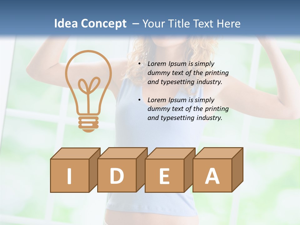 People Pumping Weight PowerPoint Template