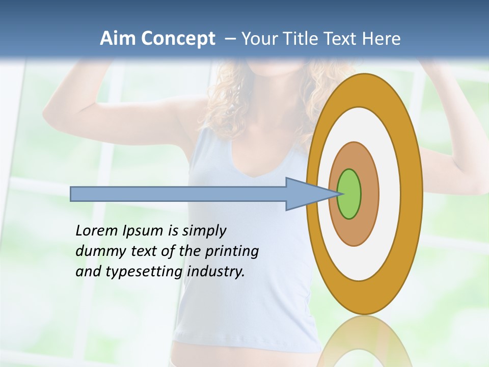 People Pumping Weight PowerPoint Template