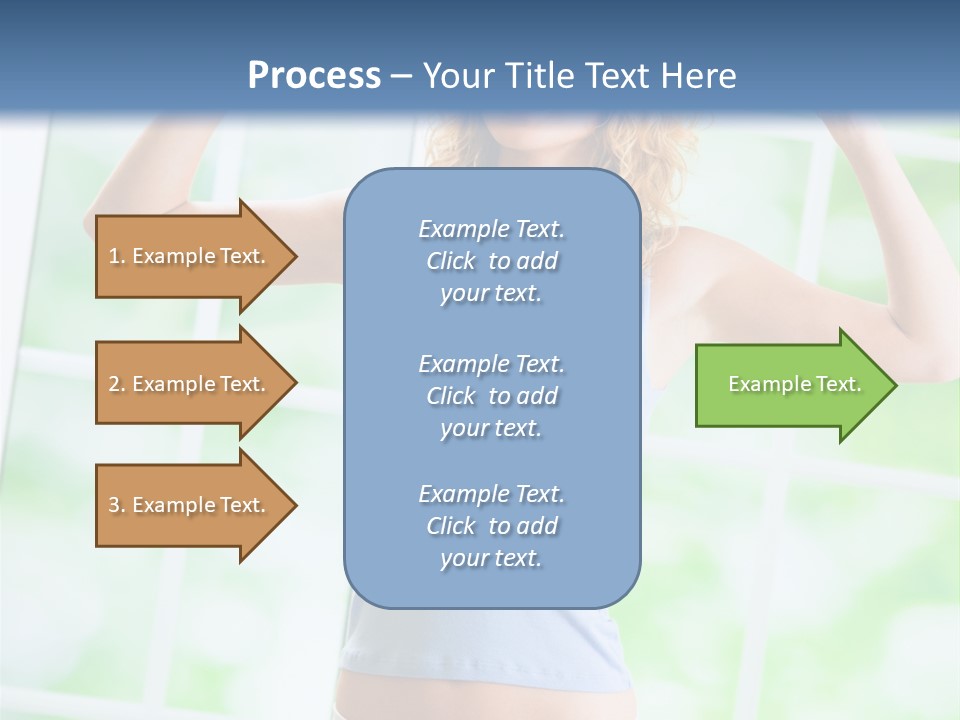 People Pumping Weight PowerPoint Template