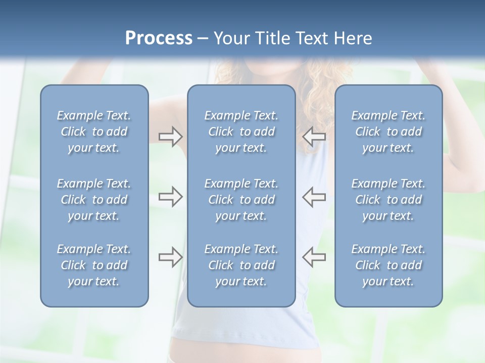 People Pumping Weight PowerPoint Template