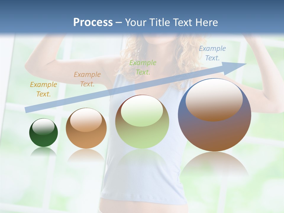 People Pumping Weight PowerPoint Template