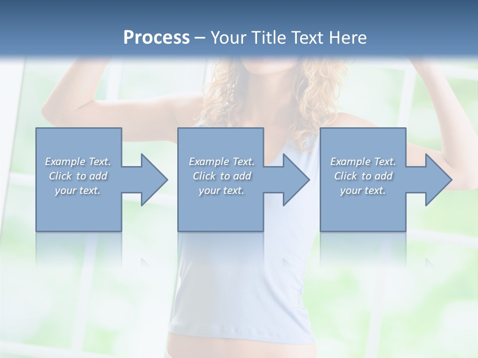 People Pumping Weight PowerPoint Template