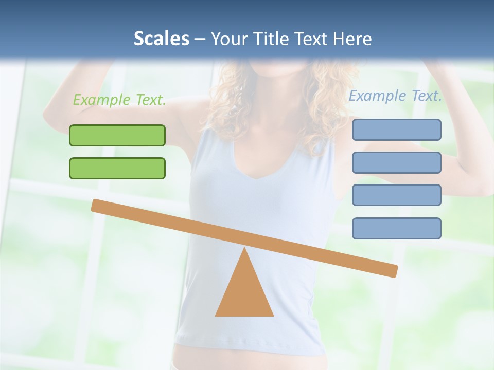 People Pumping Weight PowerPoint Template