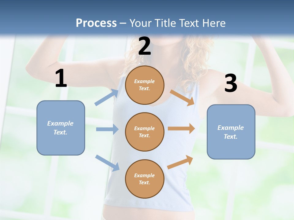 People Pumping Weight PowerPoint Template