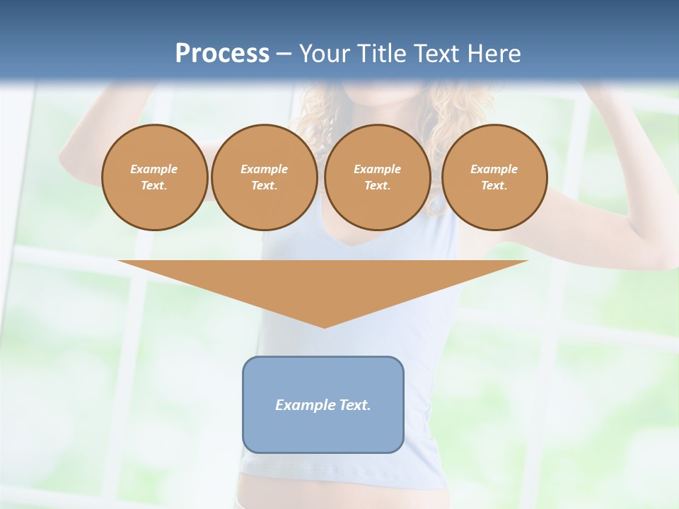 People Pumping Weight PowerPoint Template