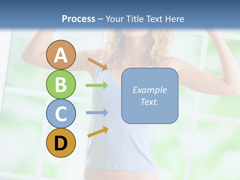 People Pumping Weight PowerPoint Template
